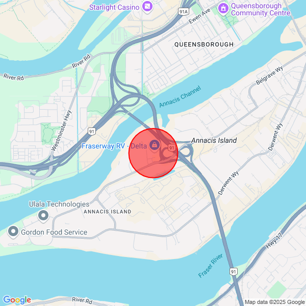map of departure location