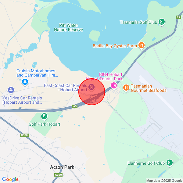 map of delivery location