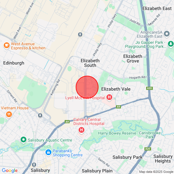 map of departure location