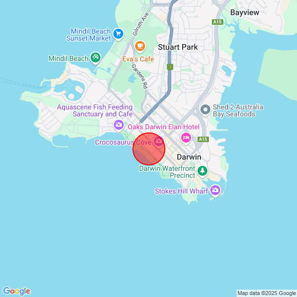 map of delivery location