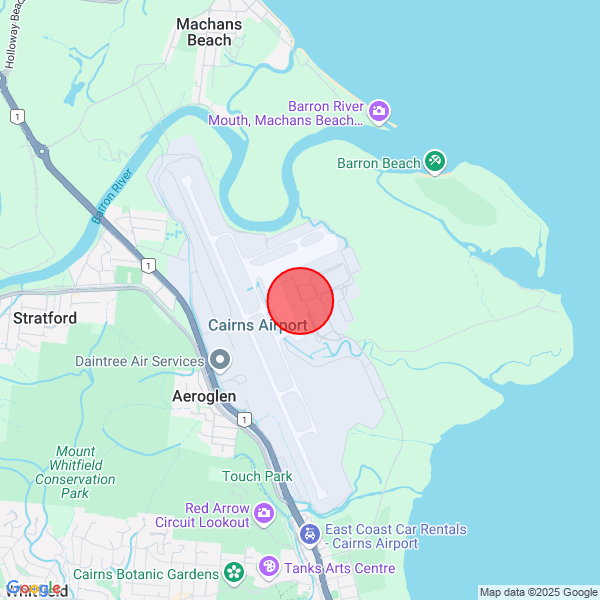 map of delivery location
