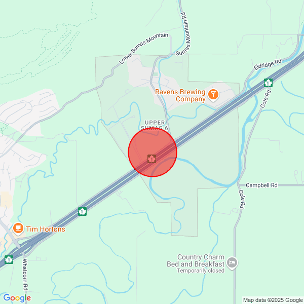 map of delivery location