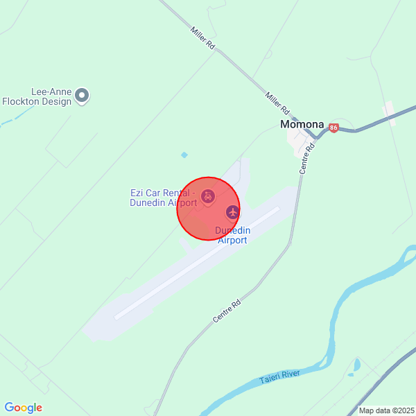 map of departure location