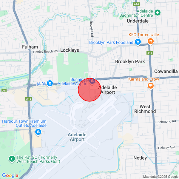 map of departure location