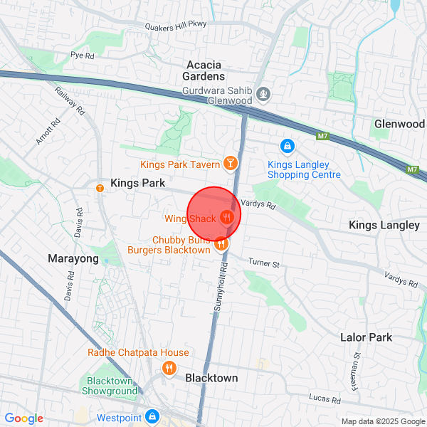 map of departure location
