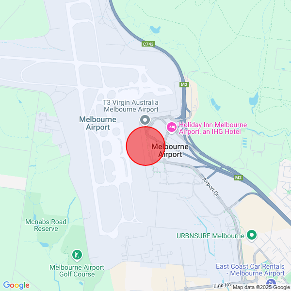 map of departure location