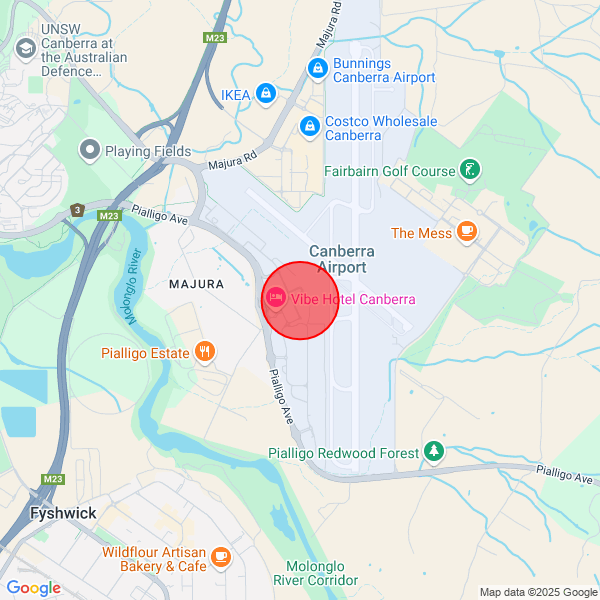 map of departure location
