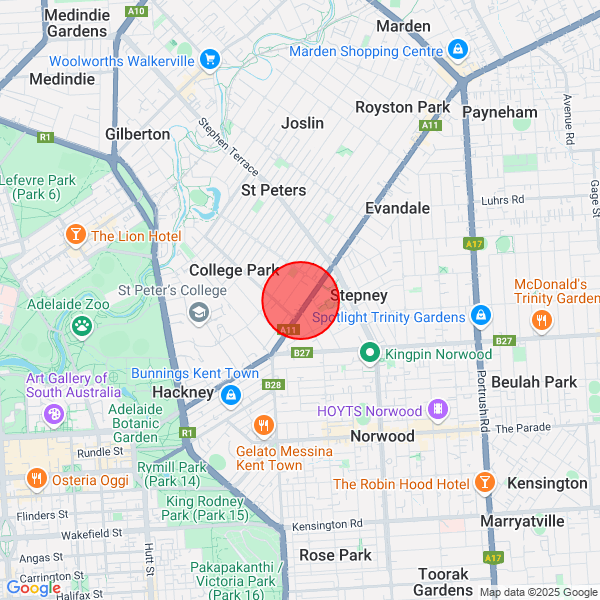 map of departure location