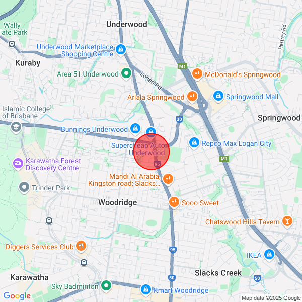 map of departure location