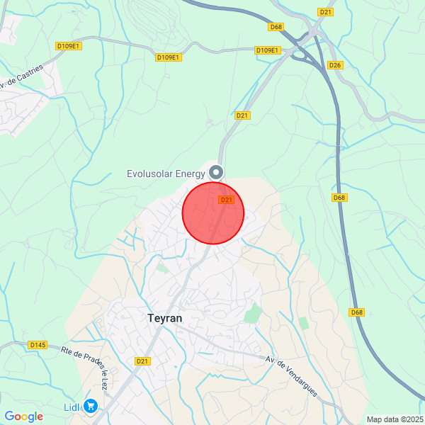 map of departure location