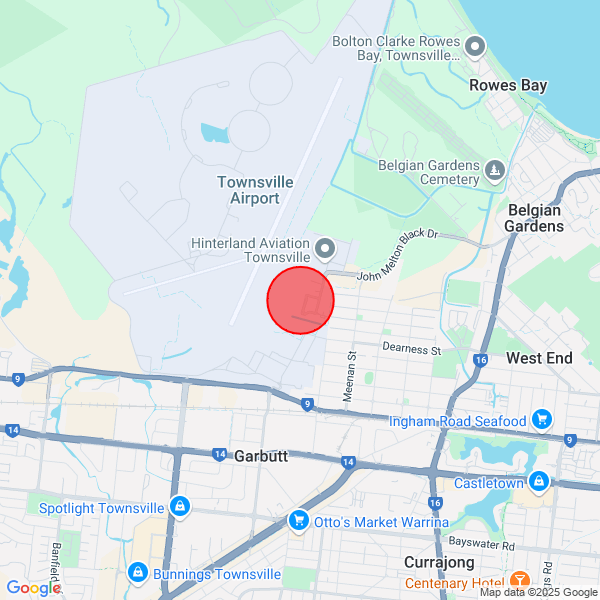 map of departure location