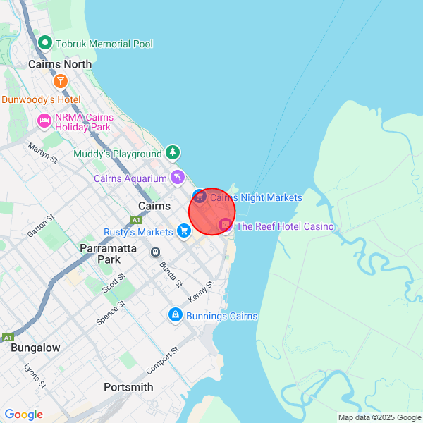 map of departure location
