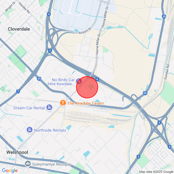 map of delivery location