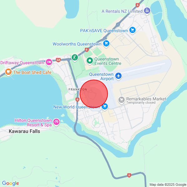 map of departure location