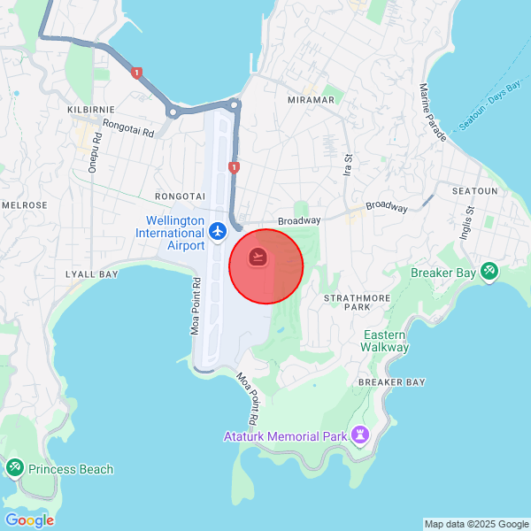 map of delivery location