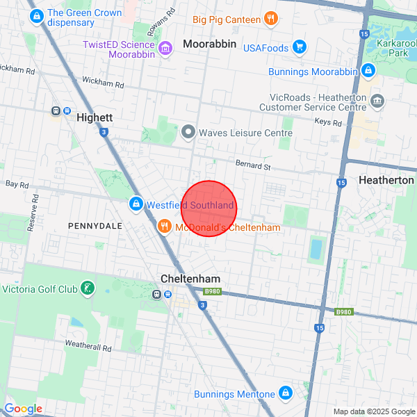 map of departure location