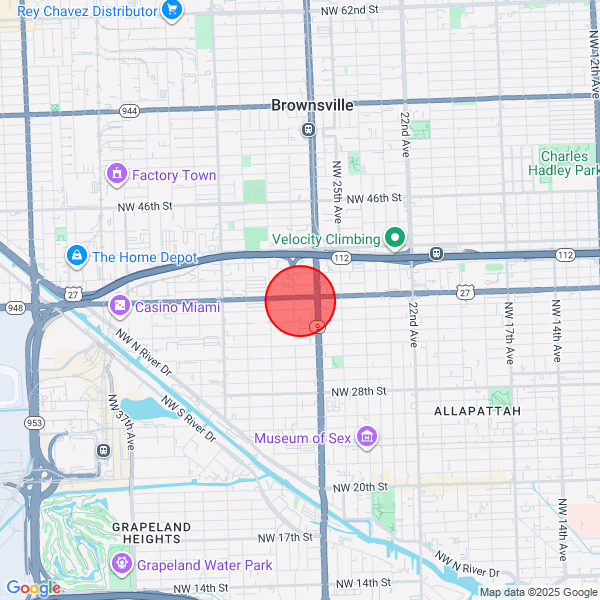map of delivery location