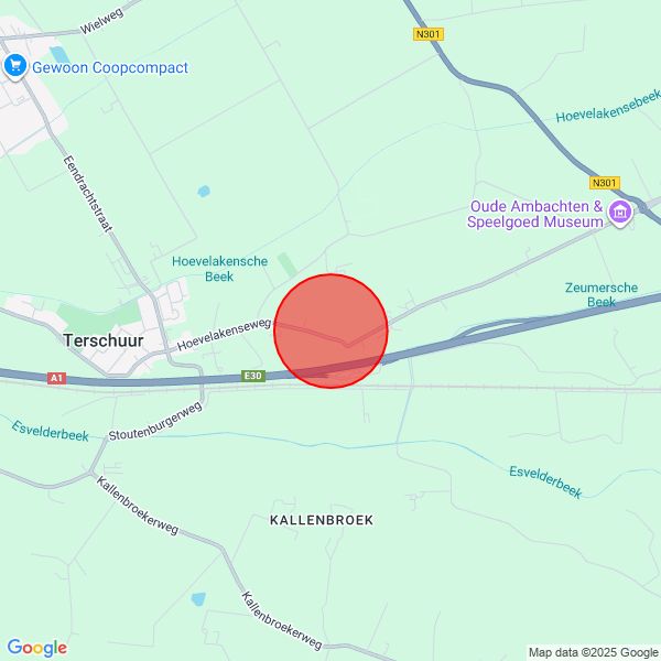 map of departure location
