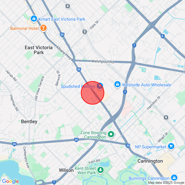map of departure location