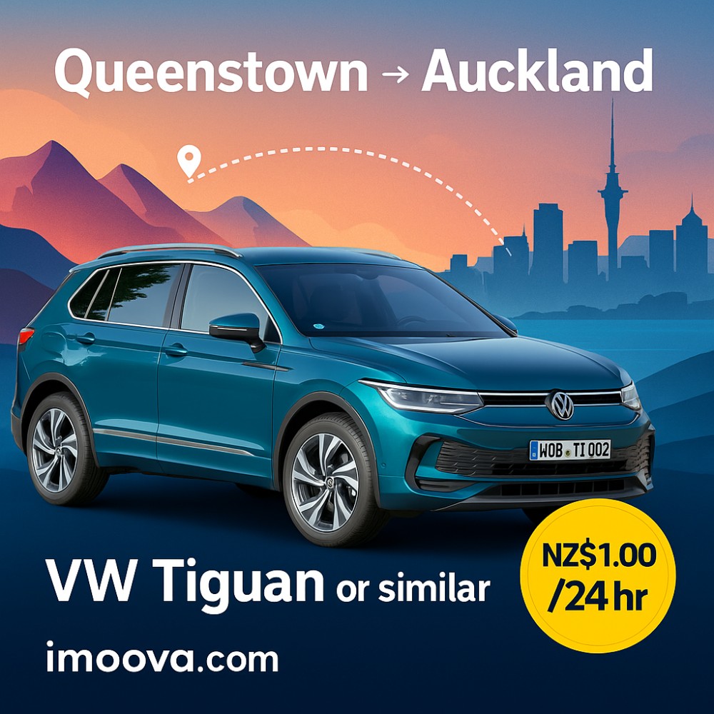 Queenstown to Auckland