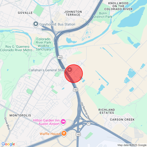 map of delivery location