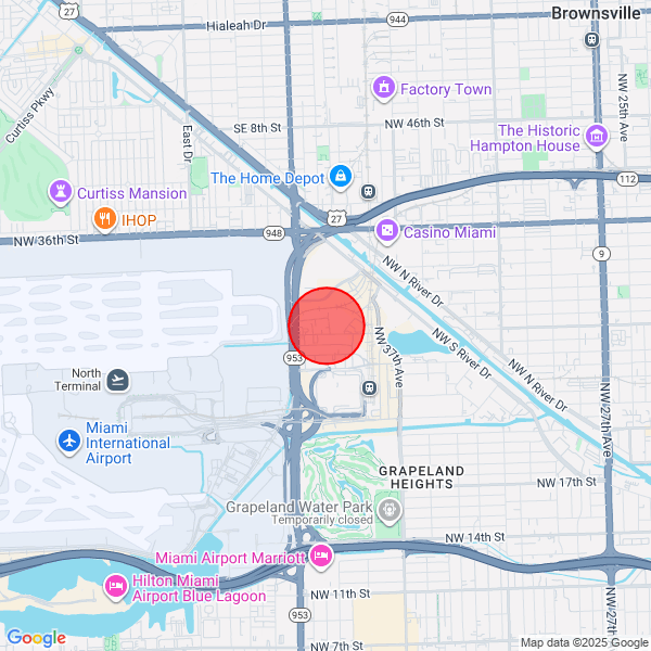 map of departure location
