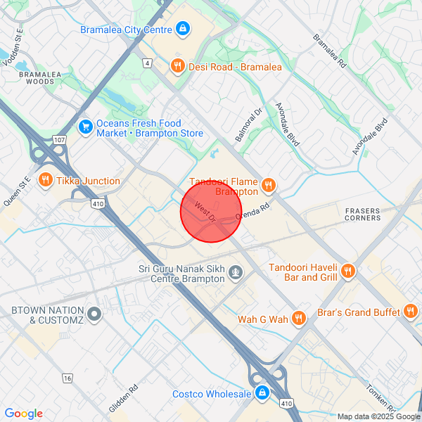 map of departure location