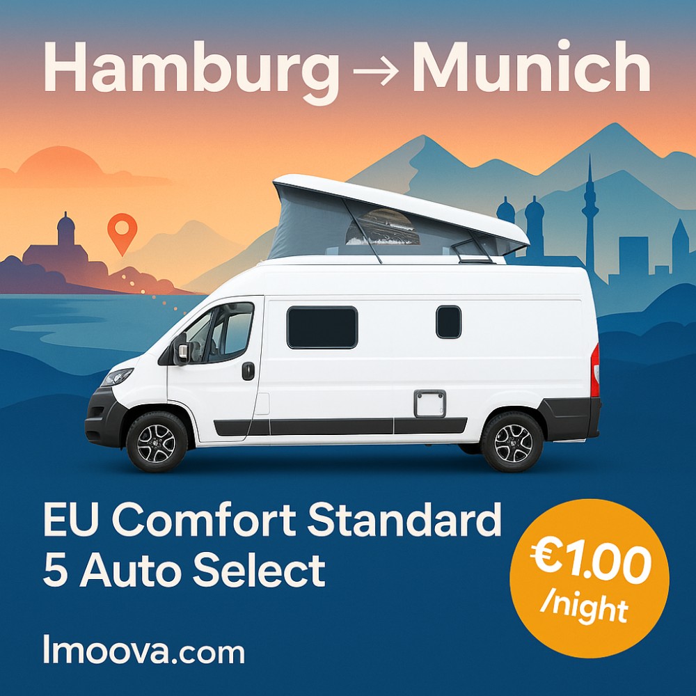 EU Comfort Standard 5 Auto Select available for relocation from Hamburg to Munich