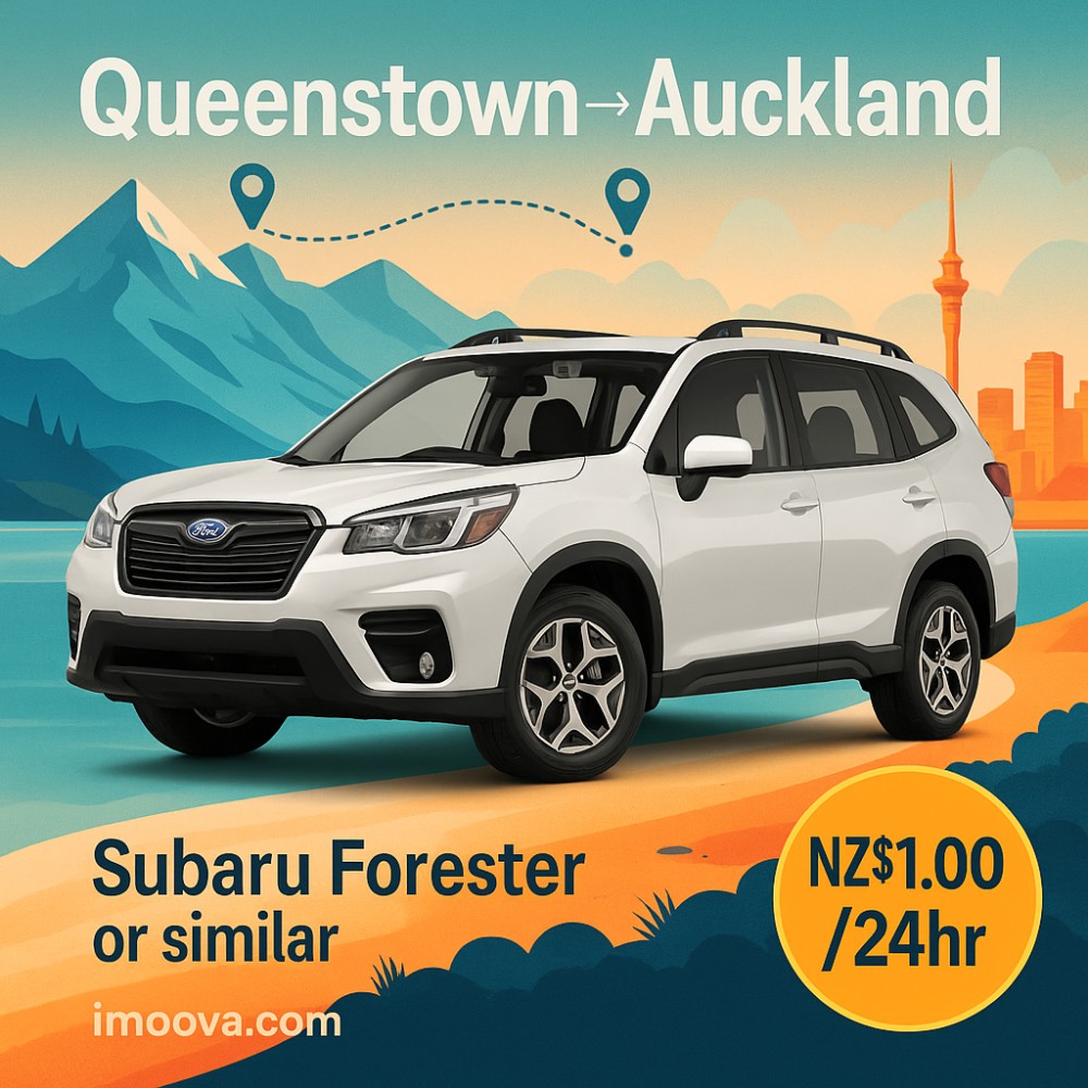 Queenstown to Auckland
