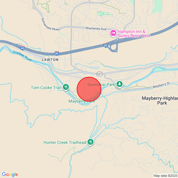 map of departure location