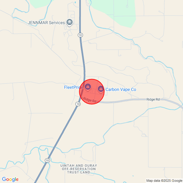 map of departure location