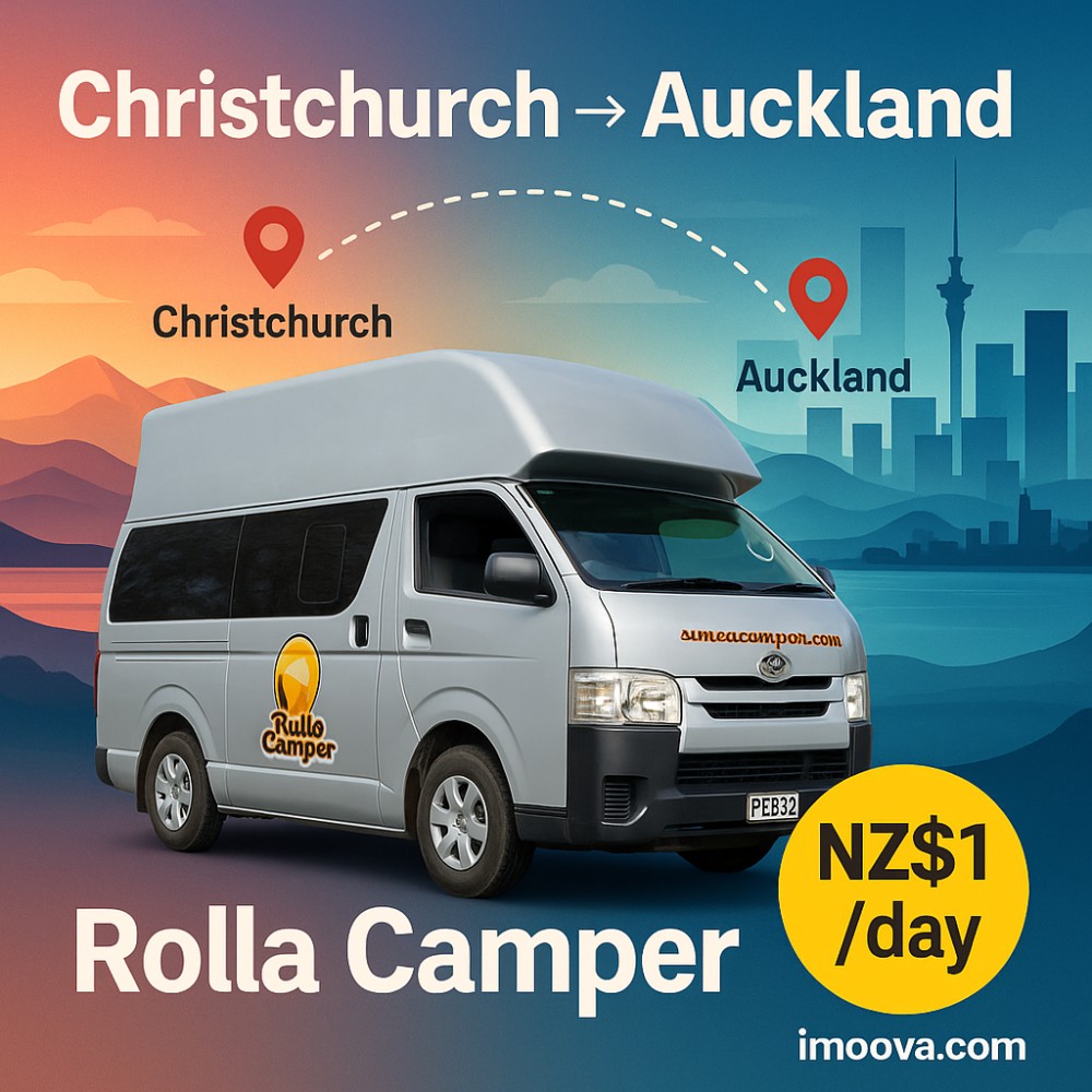 Rolla Camper available for relocation from Christchurch to Auckland