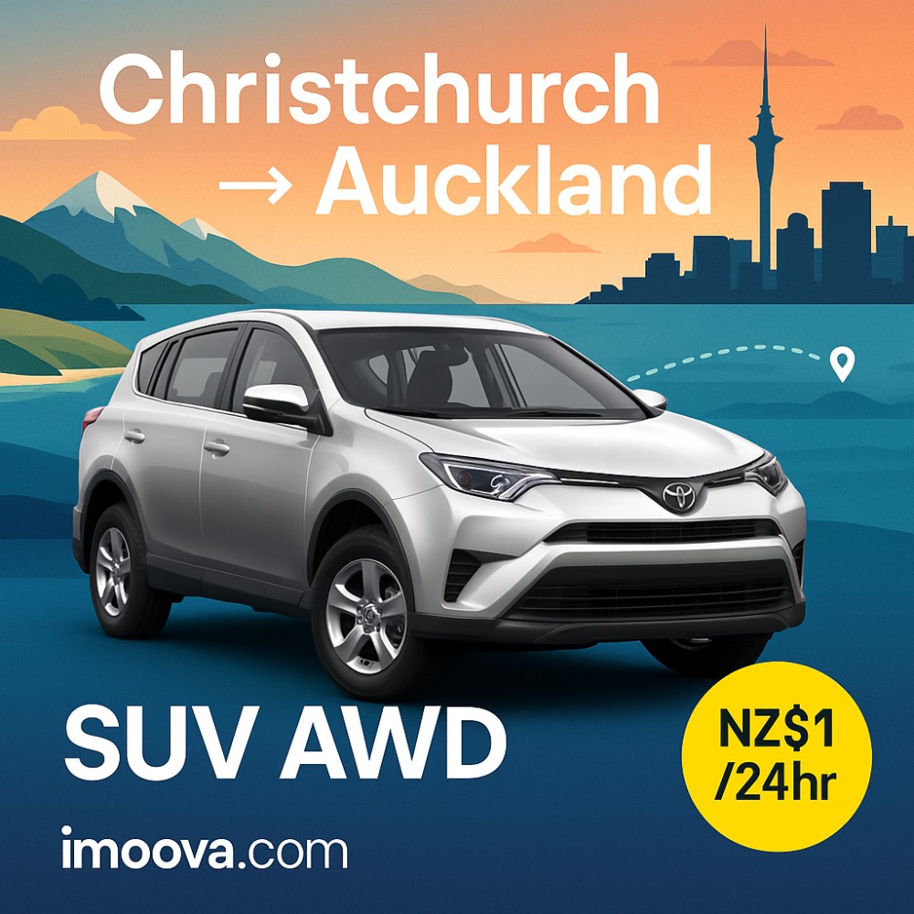 SUV AWD available for relocation from Christchurch to Auckland