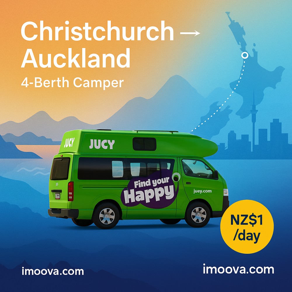 4-Berth Camper available for relocation from Christchurch to Auckland