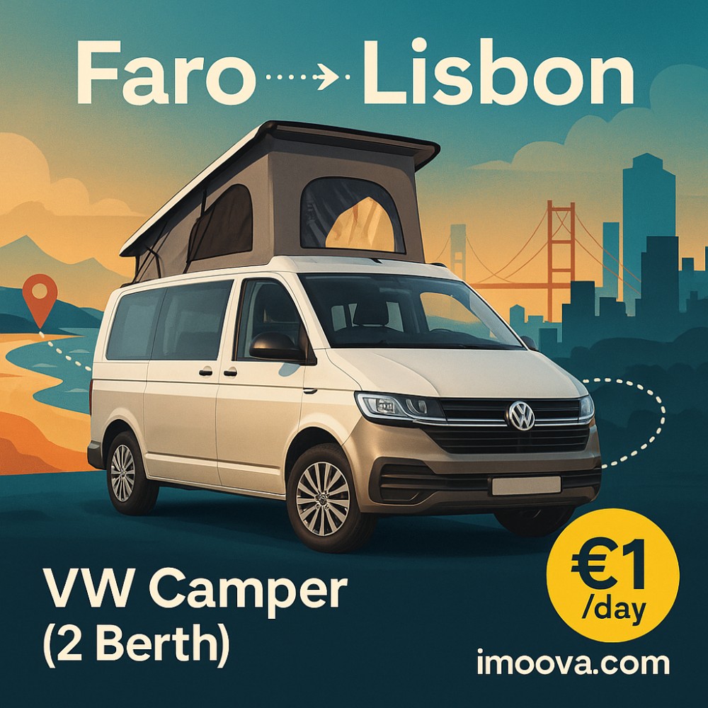 VW Camper (2 Berth) available for relocation from Faro to Lisbon