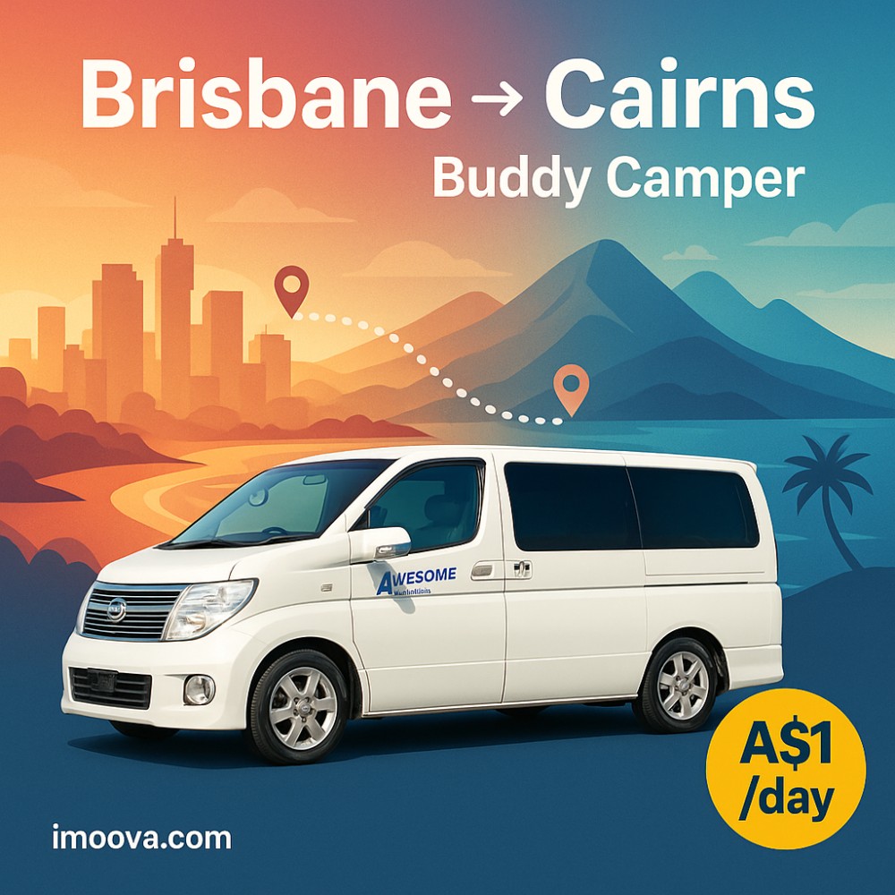 Buddy Camper available for relocation from Brisbane to Cairns