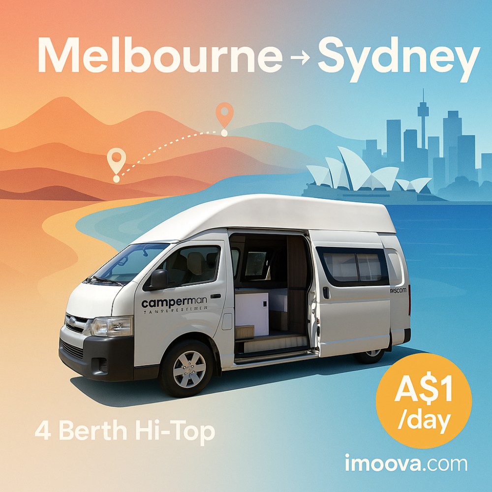 4 Berth Hi-Top available for relocation from Melbourne to Sydney