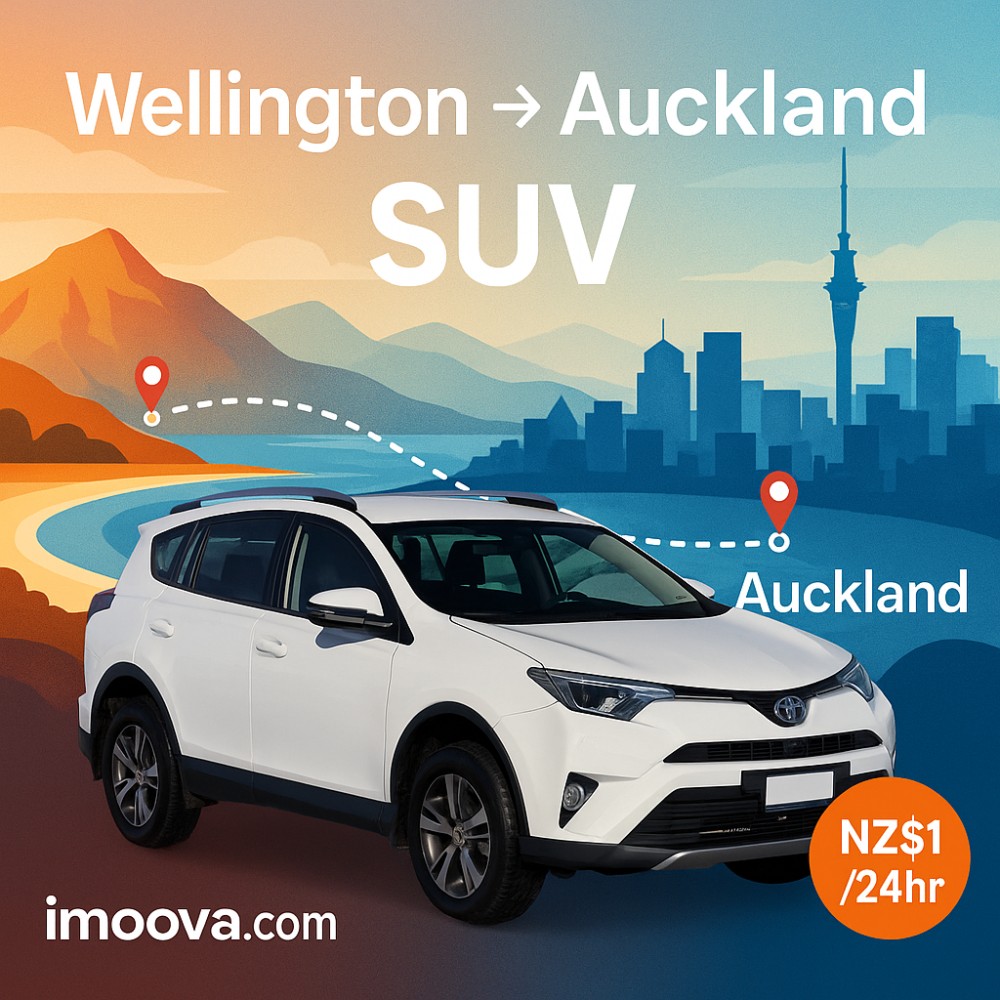Wellington to Auckland