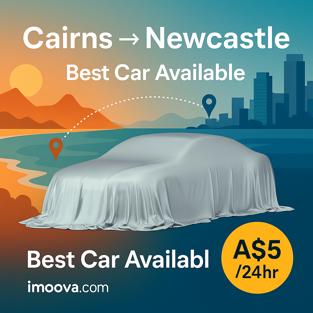 Best Car Available available for relocation from Cairns to Newcastle
