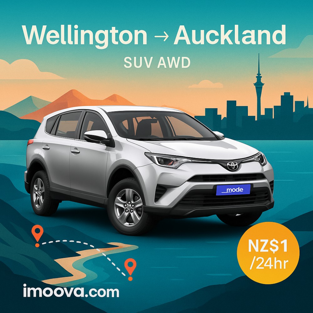 Wellington to Auckland
