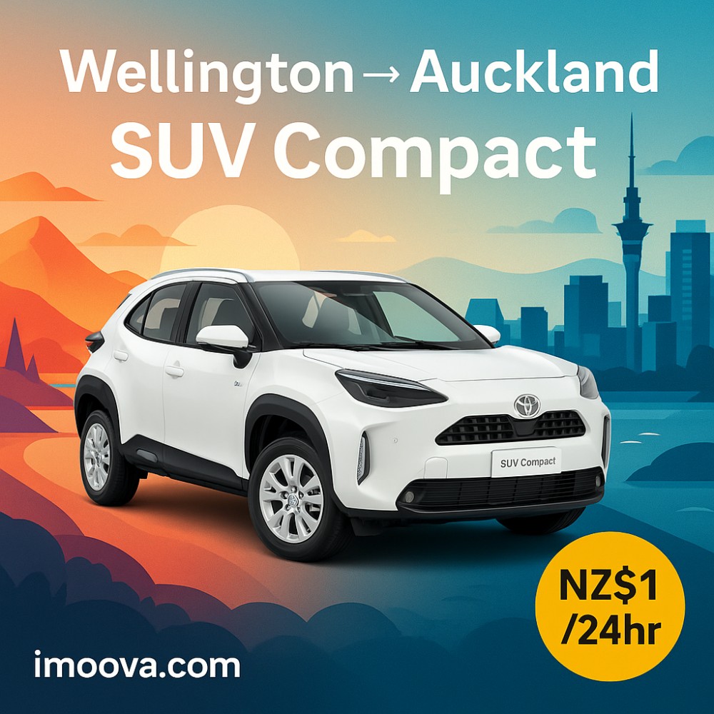 SUV Compact available for relocation from Wellington to Auckland