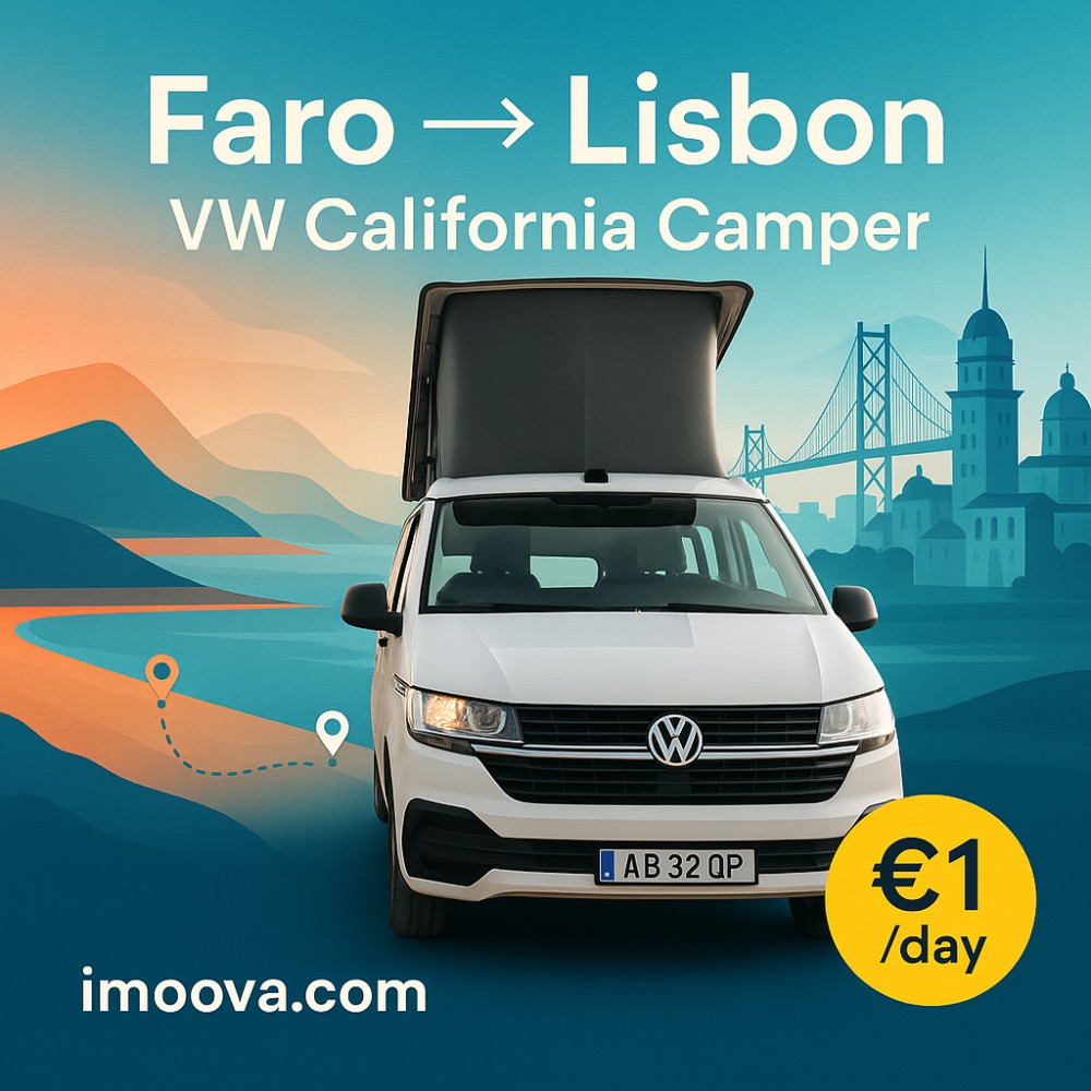 VW California Camper available for relocation from Faro to Lisbon