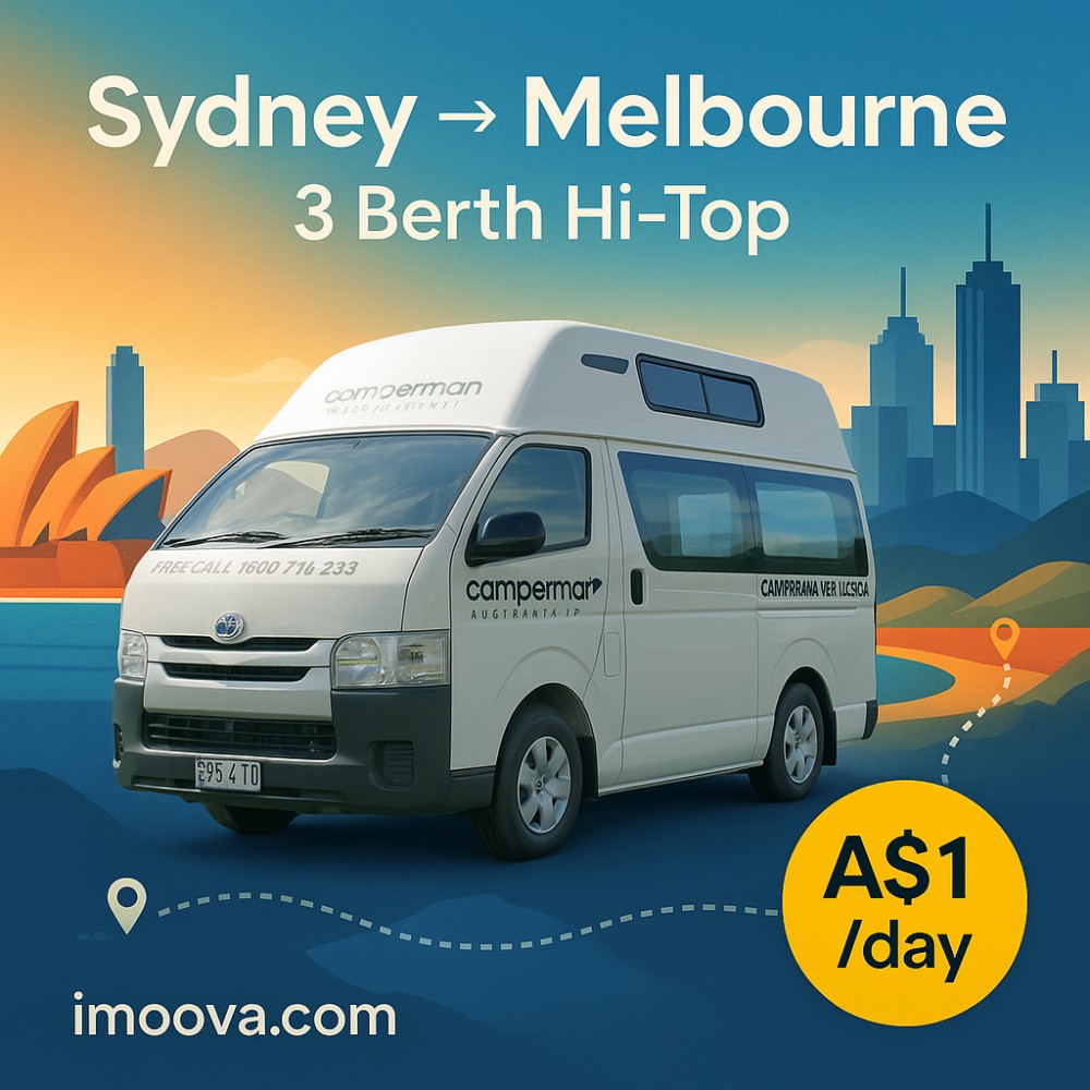 3 Berth Hi-Top available for relocation from Sydney to Melbourne