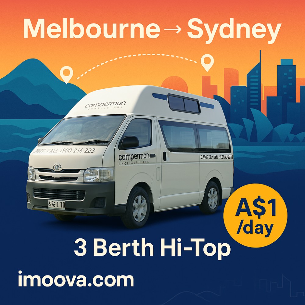 3 Berth Hi-Top available for relocation from Melbourne to Sydney