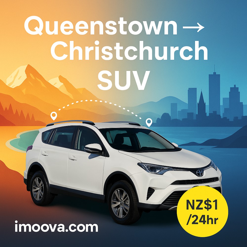 SUV available for relocation from Queenstown to Christchurch