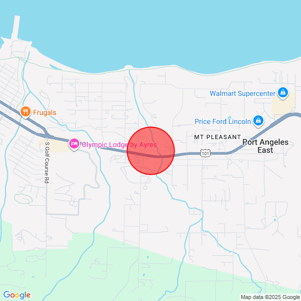 map of departure location
