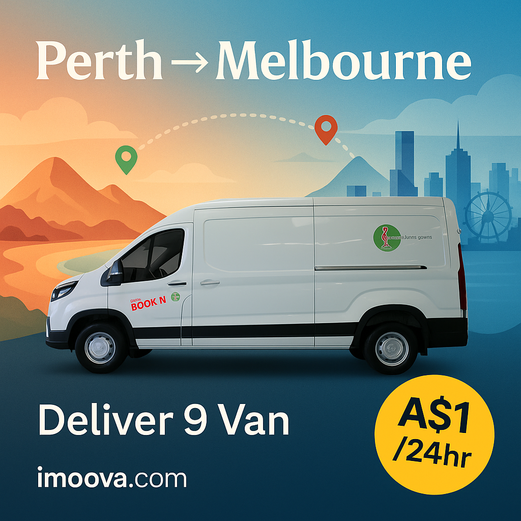 Deliver 9 Van available for relocation from Perth to Melbourne
