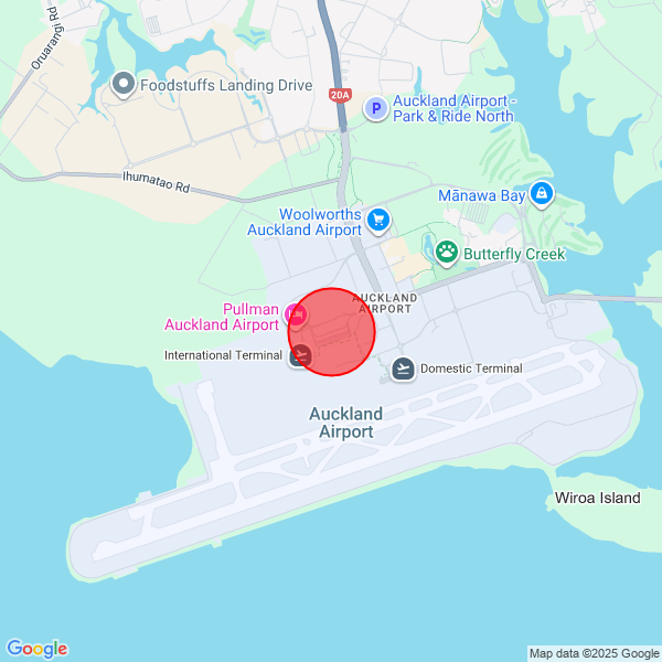 map of delivery location