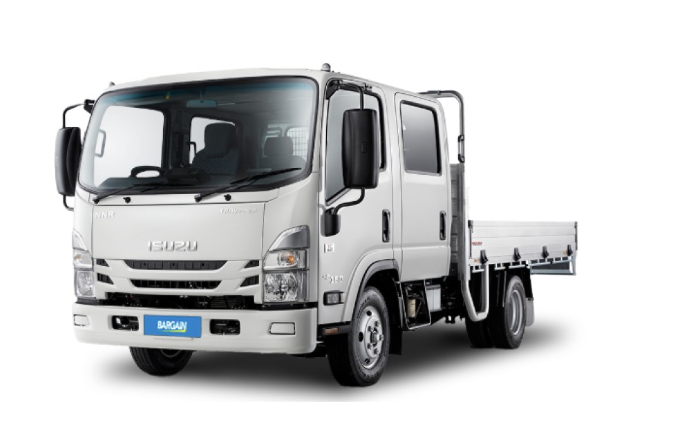 image of Small Dual Cab Tray Truck