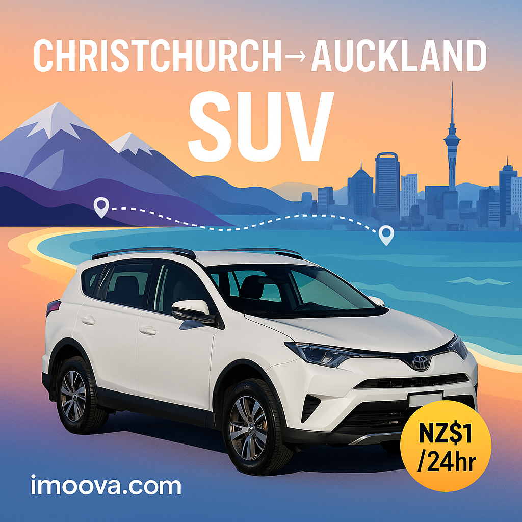 SUV available for relocation from Christchurch to Auckland